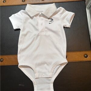 Nike White Kids One Piece Bodysuit